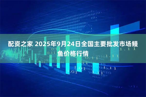 配资之家 2025年9月24日全国主要批发市场鳗鱼价格行情